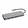 Hub Verbatim CMH-13 USB Type-C 10000 Mbit/s prateado