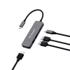 Hub multiportas Verbatim USB-C Essentials 4 portas: HDMI, USB-C PD, USB-A 3.2 Gen 1, USB-A