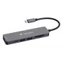 Hub multiportas Verbatim USB-C Essentials 6 portas: HDMI, USB-C PD, USB-A 3.2 Gen 1, USB-A, SD e microSD