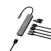 Hub multiportas Verbatim USB-C Essentials 7 portas: HDMI, USB-C, USB-C 3.2 Gen 1, 2 x USB-A 3.2 Gen 1, SD e microSD