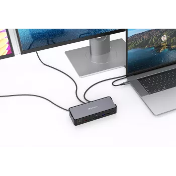 Verbatim CDS-15 Cabo USB 3.2 Gen 1 (3.1 Gen 1) Type-C Preto, Cinzento