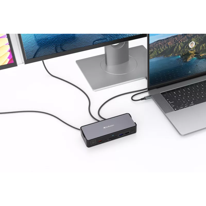 Verbatim CDS-15 Cabo USB 3.2 Gen 1 (3.1 Gen 1) Type-C Preto, Cinzento