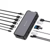 Verbatim CDS-15 Cabo USB 3.2 Gen 1 (3.1 Gen 1) Type-C Preto, Cinzento