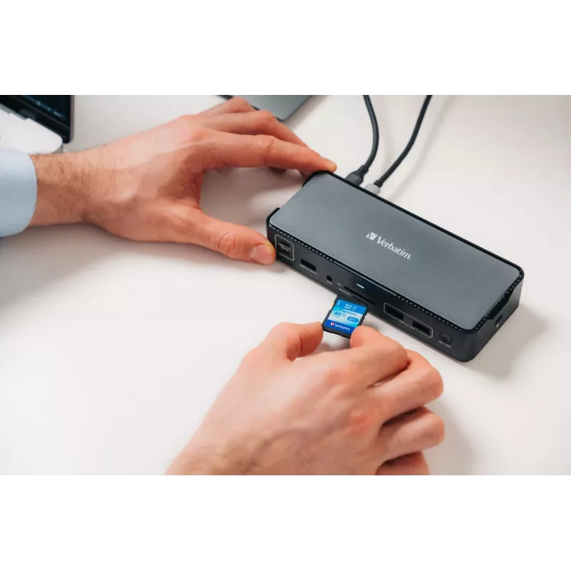 Verbatim CDS-15 Cabo USB 3.2 Gen 1 (3.1 Gen 1) Type-C Preto, Cinzento