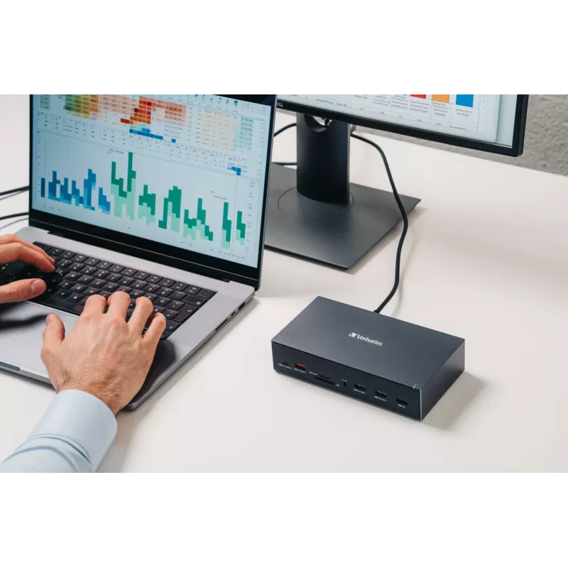 Verbatim CDS-17 Cabo USB 3.2 Gen 1 (3.1 Gen 1) Type-C Preto, Cinzento