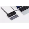 Verbatim CDS-15S Cabo USB 3.2 Gen 1 (3.1 Gen 1) Type-C Preto, Cinzento