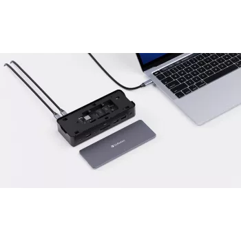 Verbatim CDS-15S Cabo USB 3.2 Gen 1 (3.1 Gen 1) Type-C Preto, Cinzento