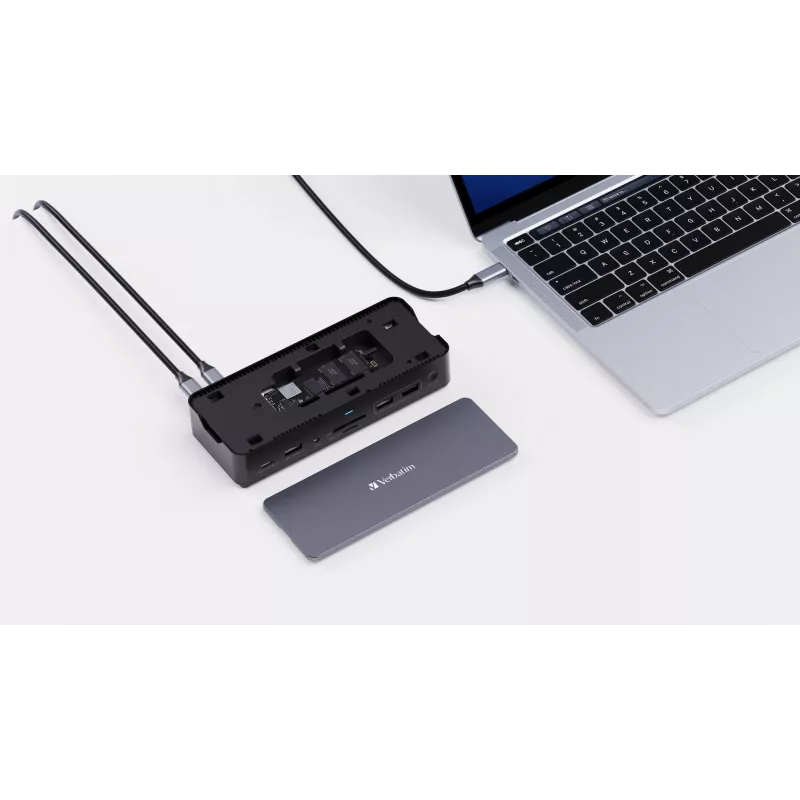 Verbatim CDS-15S Cabo USB 3.2 Gen 1 (3.1 Gen 1) Type-C Preto, Cinzento