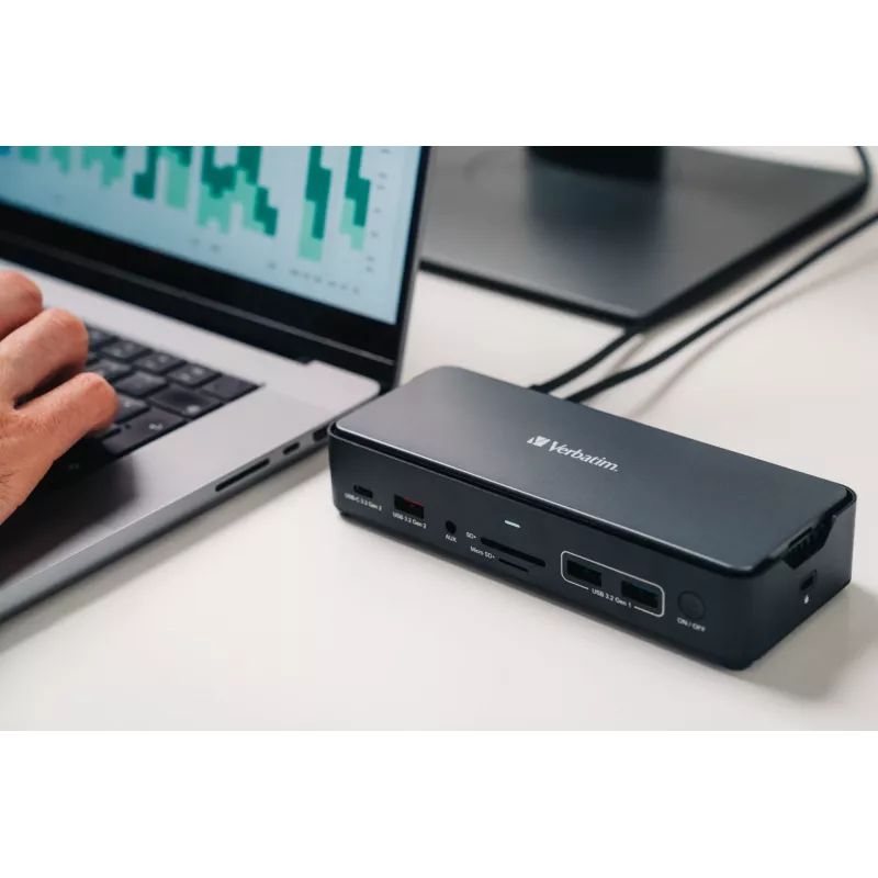 Verbatim CDS-15S Cabo USB 3.2 Gen 1 (3.1 Gen 1) Type-C Preto, Cinzento