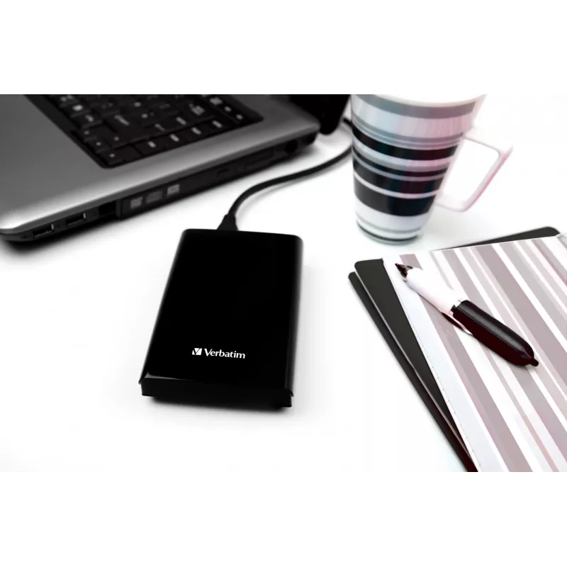 Verbatim Store 'n' Go SSD Portátil Fina USB 3.2 Gen 1 / USB-C 1 TB Preto