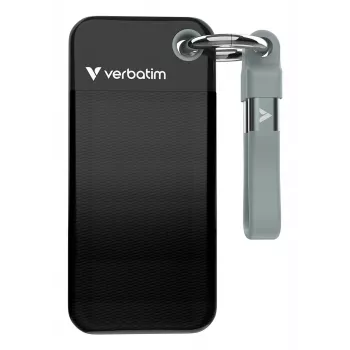 Verbatim Pocket SSD USB 3.2 Gen 2 1 TB Preto/Cinzento