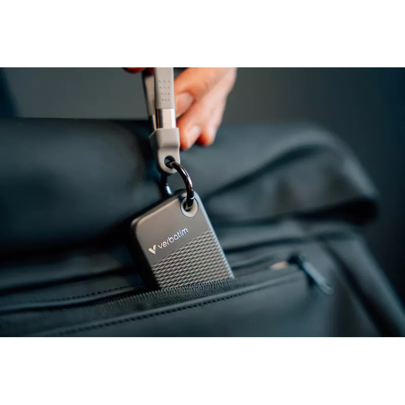 Verbatim Pocket SSD USB 3.2 Gen 2 2TB Preto/Cinzento, 2 TB, USB Type-C, 3.2 Gen 2 (3.1 Gen 2), 1000 MB/s, 10 Gbit/s, Preto, Cinzento