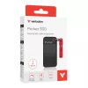 Verbatim Pocket SSD USB 3.2 Gen 2 2 TB Preto/Vermelho