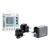 Verbatim GNC-65 Carregador GaN 65W com 2 x USB-C PD 65W / 1 x USB-A QC 3.0 (EU/UK/US)
