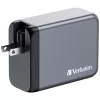 Verbatim GNC-200 Carregador GaN 200W com 2 x USB-C PD 100W / 1 x USB-C PD 65W / 1 x USB QC 3.0 (EU/UK/US)