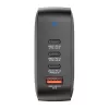 Verbatim Mini Carregador GaN 165W 4 Portas Ficha US com Adaptadores EU e UK