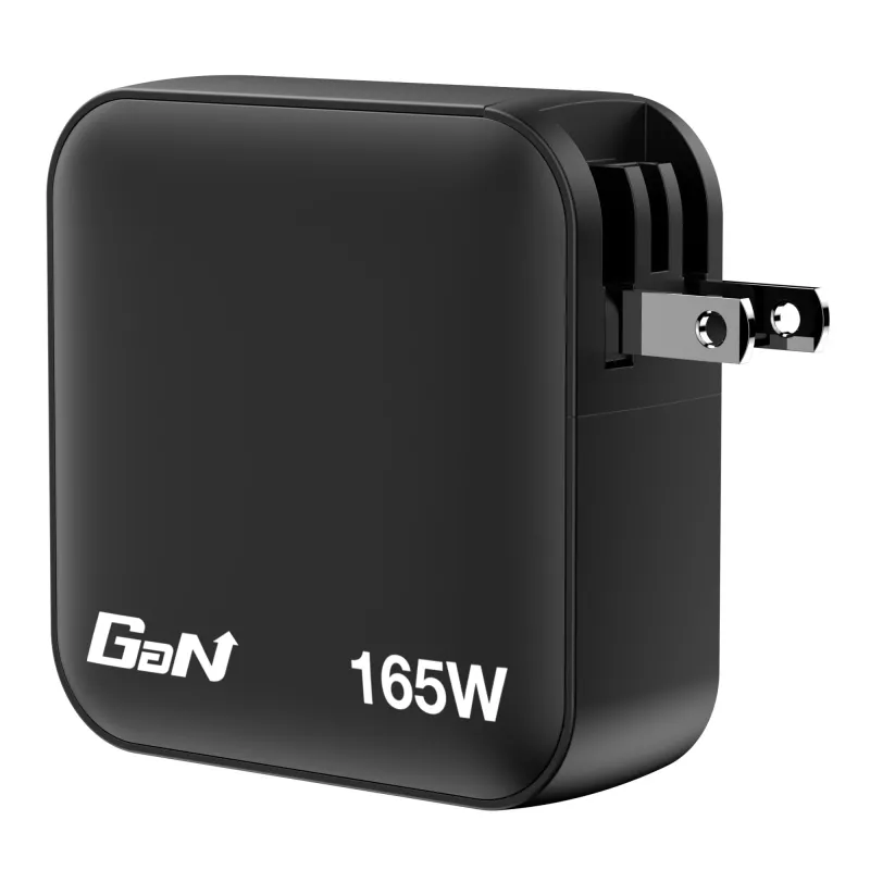 Verbatim Mini Carregador GaN 165W 4 Portas Ficha US com Adaptadores EU e UK