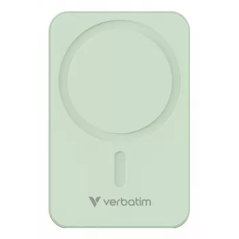 Verbatim Charge 'n' Go Essentials Powerbank Magnética Sem Fios 20000 mAh Verde