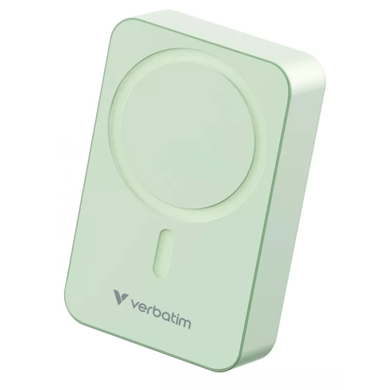 Verbatim Charge 'n' Go Essentials Powerbank Magnética Sem Fios 20000 mAh Verde