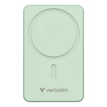 Verbatim Charge 'n' Go Essentials Powerbank Magnética Sem Fios 10000 mAh Verde