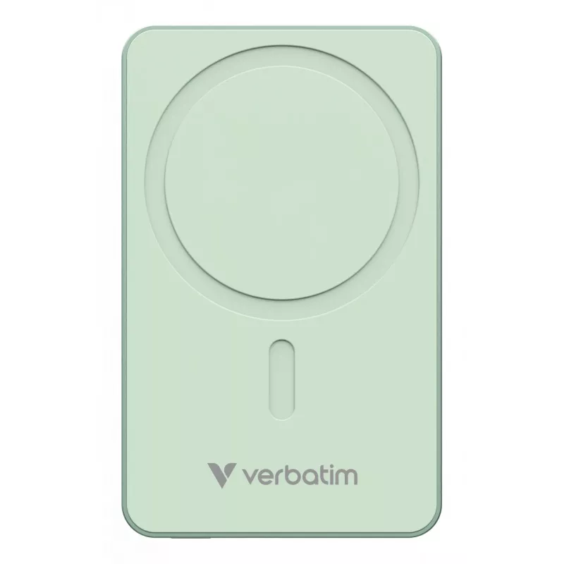 Verbatim Charge 'n' Go Essentials Powerbank Magnética Sem Fios 10000 mAh Verde