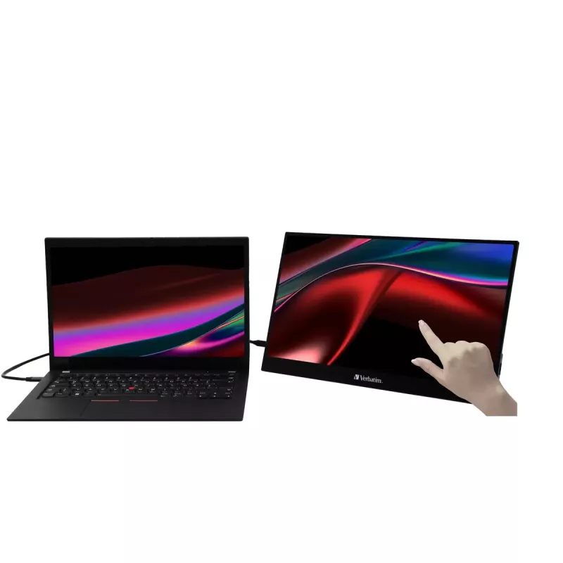 Verbatim Monitor Portátil Touchscreen 15,6 Polegadas LCD 4K 3840x2160