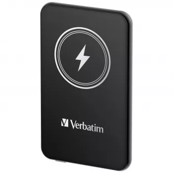 Powerbank VERBATIM Charge 'n' Go 5000 mAh Magnética Sem Fios, Preto