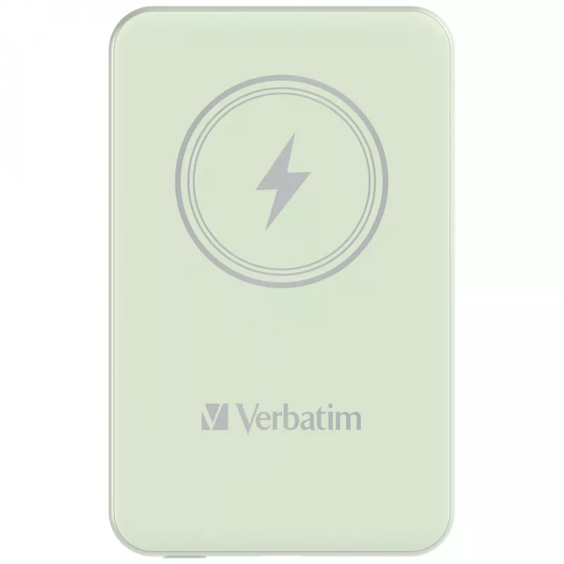 Verbatim Charge 'n' Go Powerbank Magnética Sem Fios 5000 mAh Verde