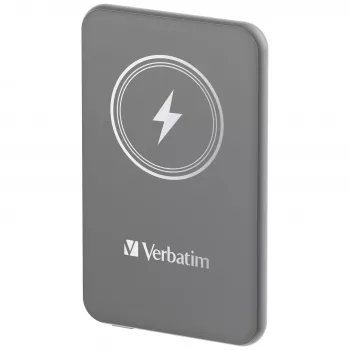 Verbatim Charge 'n' Go Powerbank Magnética Sem Fios 5000mAh Cinzento