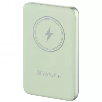 Verbatim Charge 'n' Go Powerbank Magnética Sem Fios 10000mAh Verde