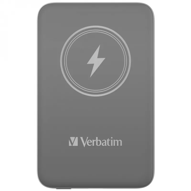 Verbatim Charge 'n' Go Powerbank Magnética Sem Fios 10000mAh Cinzento