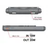 Verbatim Charge'n'Go 2C Powerbank 5000 mAh Cinzento
