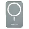 Verbatim Charge 'n' Go Powerbank Magnética Sem Fios com Suporte – 10000 mAh Cinzento