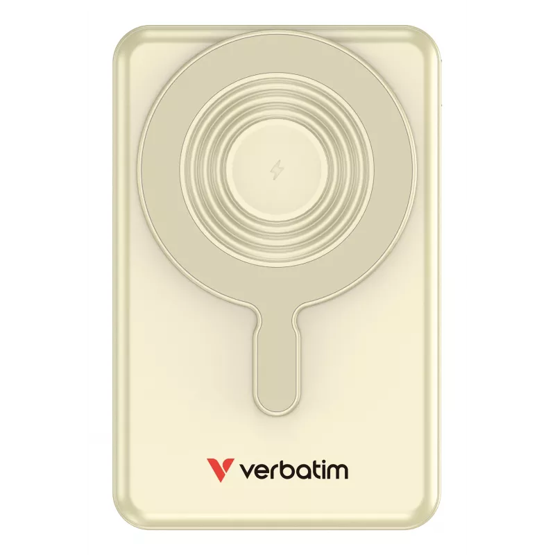 Verbatim Charge'n'Go 2C & Ecrã Powerbank 10000 mAh Dourado, 10000 mAh, Polímero de Lítio (LiPo), Power Delivery 3.0, Quick Charge 3.0, Carregamento Sem Fios, 3,85 V, 52 W