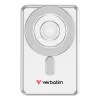 Verbatim Charge'n'Go 2C Powerbank 5000 mAh Prateado, 5000 mAh, Polímero de Lítio (LiPo), Adaptive Fast Charging, Power Delivery 3.0, Quick Charge 3.0, Carregamento Sem Fios, 3,85 V, 20 W