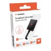 Verbatim SnapBack Ultra SSD ultrafina 1TB USB Type-C USB 3.2 Gen 2x2 preto