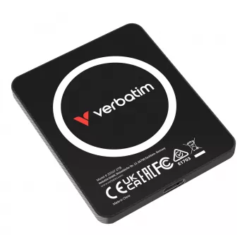 Verbatim SnapBack Ultra SSD ultrafina 2TB USB Type-C USB 3.2 Gen 2x2 preto