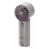 Verbatim Cool’n’Go IceTouch ventoinha de mão cinzento/lilás, cinzento, lilás, 1 ventoinha(s), ventoinha de mão, 1 unid., 8 W, iões de lítio (Li-Ion)