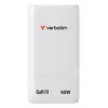 Verbatim Fold 'n' Go carregador GaN 65W ficha EU branco