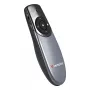 Verbatim Focus apresentador sem fios com ponteiro laser vermelho, RF, USB, 30 m, preto, prateado