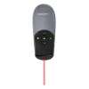 Verbatim Focus apresentador sem fios com ponteiro laser vermelho, RF, USB, 30 m, preto, prateado