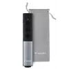 Verbatim Agenda apresentador sem fios com ponteiro laser vermelho, RF, USB, 100 m, preto, prateado