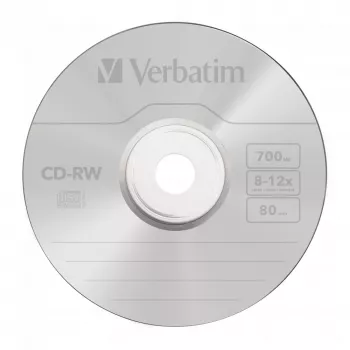 Verbatim CD-RW 12x 700 MB 10 unid.