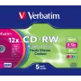 Verbatim CD-RW Colour 12x 700 MB 5 unid.