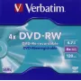 Verbatim DVD-RW 4,7 GB 4x, Jewel Case, 5 pcs. (43285)