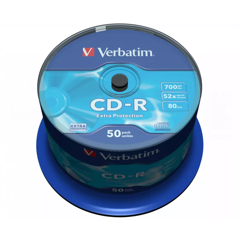 Verbatim CD-R Extra Protection 700 MB 52x 50 unid.