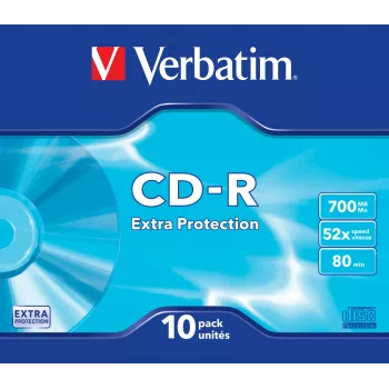 Verbatim CD-R Extra Protection 700 MB 52x 10 unid.