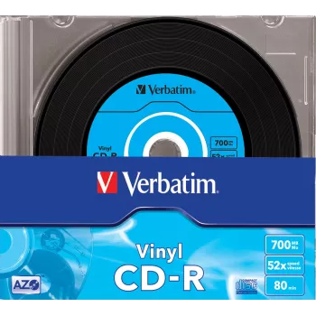 Verbatim CD-R AZO Data Vinyl 700 MB 52x 10 unid.