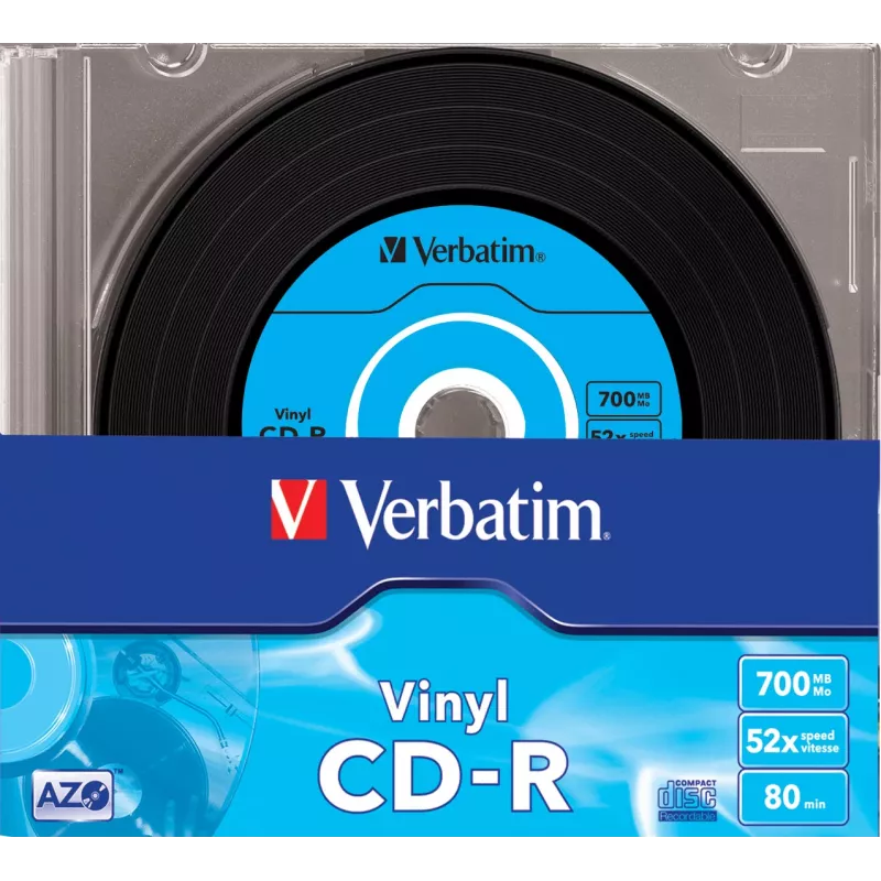 Verbatim CD-R AZO Data Vinyl 700 MB 52x 10 unid.