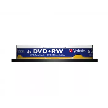 Verbatim DVD+RW Matt Silver 4,7 GB 10 unid.